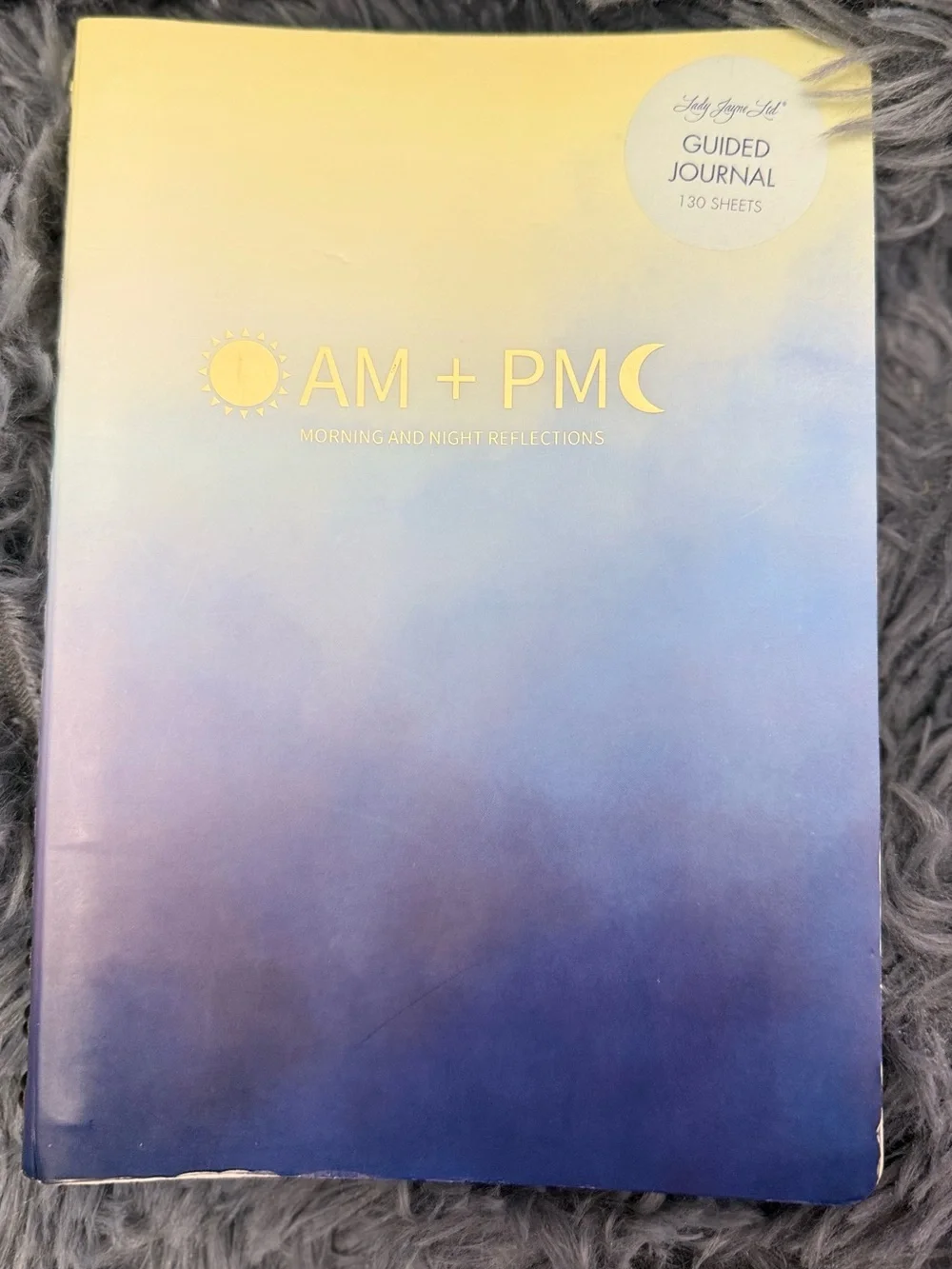 Guided Journal – Sunrise to Dusk Gradient (Yellow to Blue)
